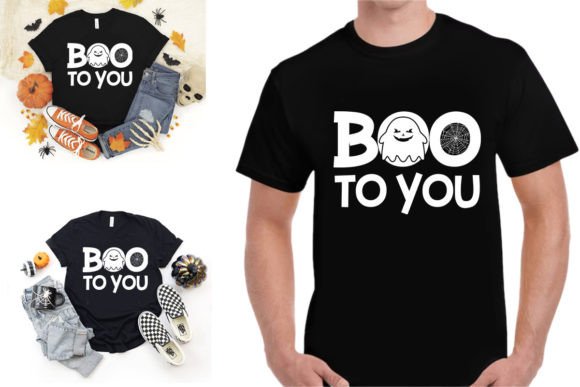Boo to You Halloween Sublimation Tshirt: A Designer's Festive Asset