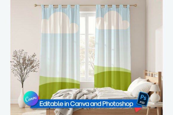 Curtain Textile Mockup: Elevating Your Design Presentation