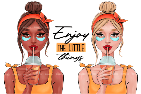 Effortless Summer Style: Fashion Girl Clipart & PNG Assets
