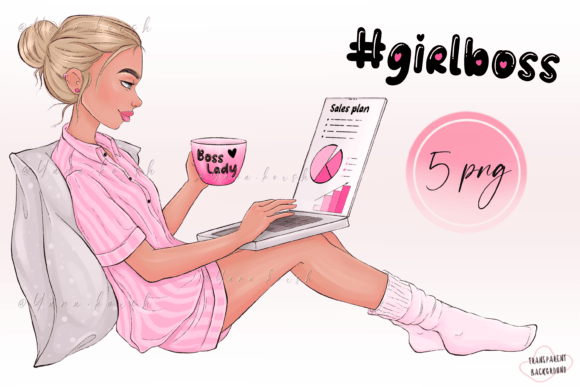 Girl Boss Clipart: Elevate Your Modern Design Projects