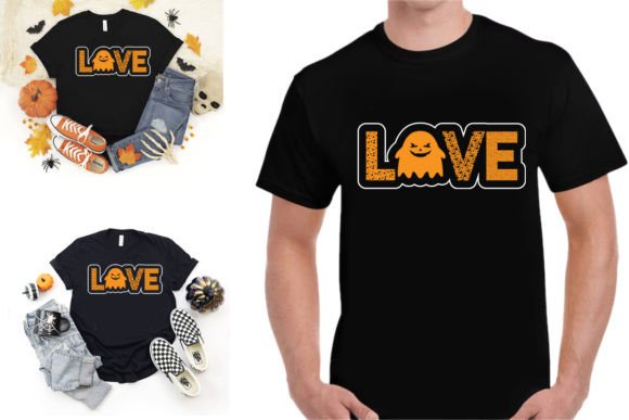 Love Halloween Tshirt Design: A Creative Asset for Seasonal Branding