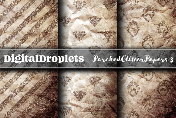 Parched Glitter | FREEBIE: Vintage Textured Digital Papers