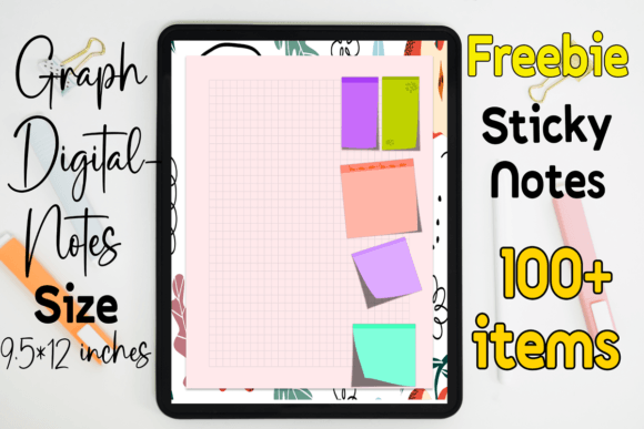 Unlocking Creativity with Digital Graph Notes and Freebie Sticky Assets