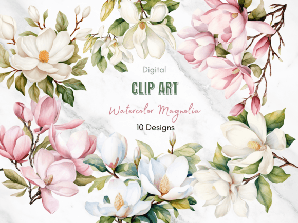Watercolor Magnolia Clipart: A Designer's Guide to Elegant Florals
