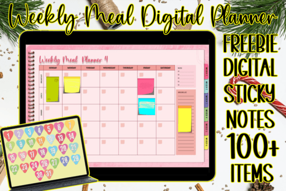 Weekly Meal Digital Planner Freebie: Streamline Your Creative Workflow